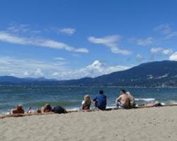 Photo by Christina Stark of third beach at stanley park in vancouver.