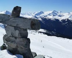 Photo by Christina Stark of inukshuk at Whistler, BC.