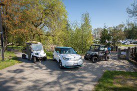 Large image of electric vehicles fleet.