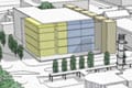 Photo of the proposed BCIT health sciences building.