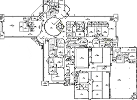 Photo of floor plan for centre for applied research and innovation cari.