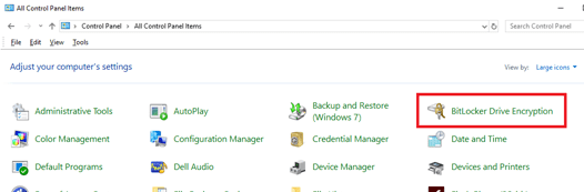 BitLocker To Go training web snippet