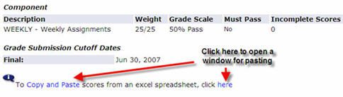 Gradebook instructions - weekly assignments