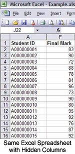 Gradebook instructions - student id page.
