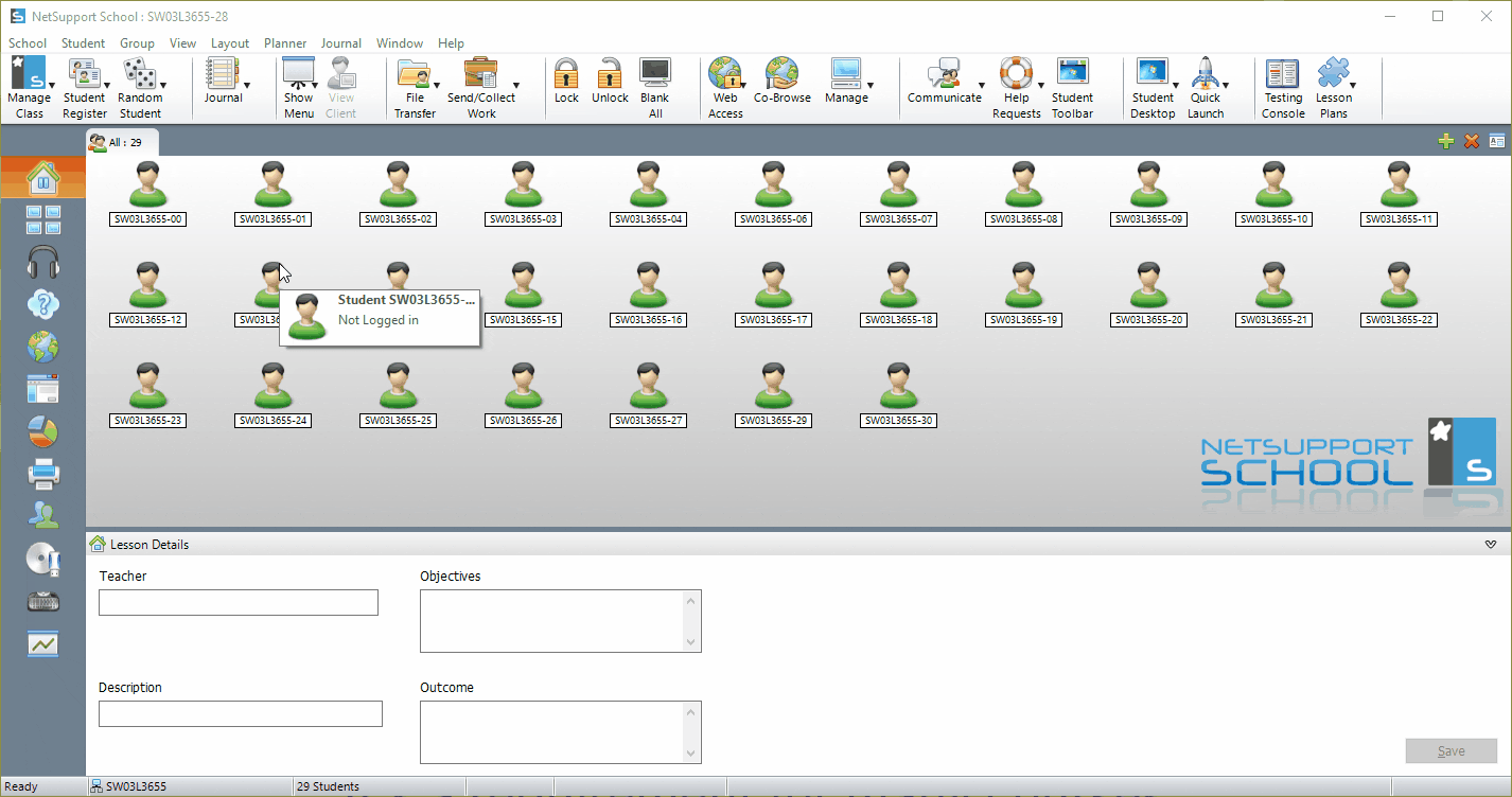 NetSupport School Tutor Console; Basic Features Guide - BCIT