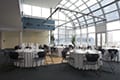 Photo of conference room set up for a banquet.