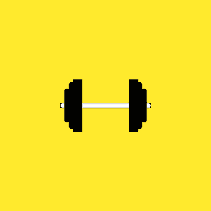 workout tips icon, image of a dumbell