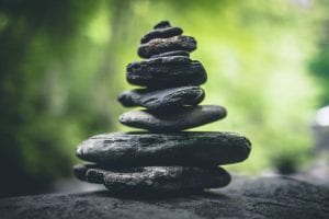 rocks balanced on top of each other