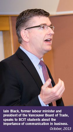 Iain Black speaking.