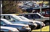 Photo of cars in a parking lot at BCIT.