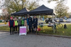 BCIT Bike to Work week volunteers.