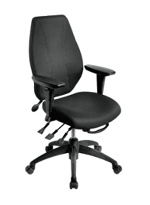 ergoCentric airCentric black office chair.