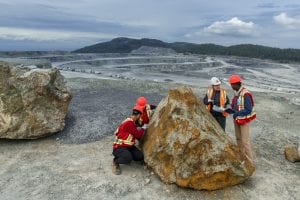 On site with a career in mining