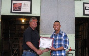 award receiving student