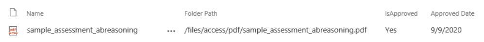 file listing in sharepoint show updated isApproved and Approved Date columns after a Publisher approves the submitted document