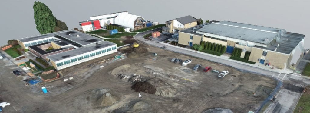3D model of construction site for Health Sciences Centre