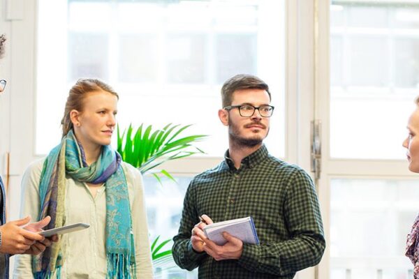 Creative professional having a meeting