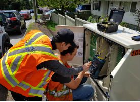 Telecom Technology students at BCIT