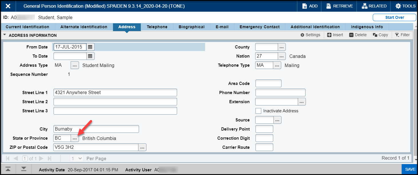 Banner 9 Quick Reference Guide Resource BCIT