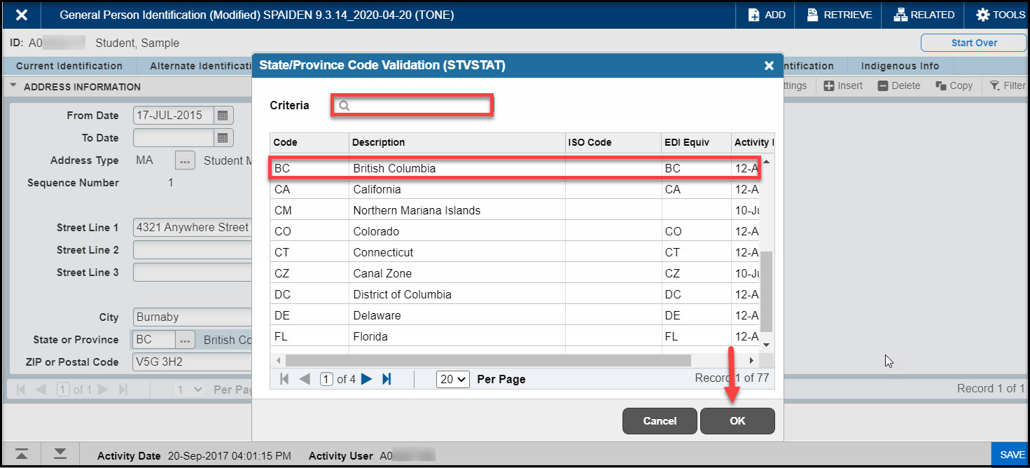 Banner 9 Quick Reference Guide Resource BCIT