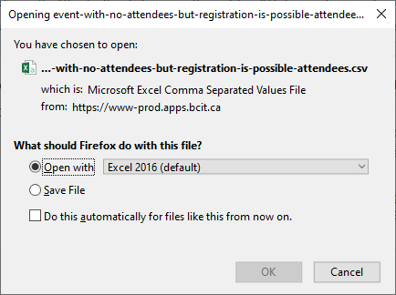 download dialogue box