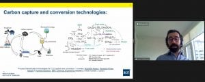 Amir Dehkhoda presenting on Zoom