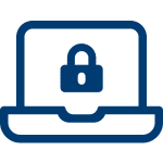 secure computer access icon