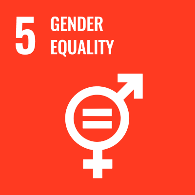 UN SDG 5 Gender Equality Icon.