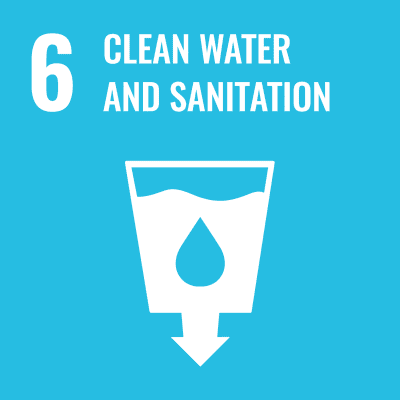 UN SDG 6 Clean Water and Sanitation Icon.