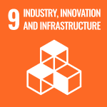 UN SDG 9 Industry, Innovation and Infrastructure Icon.