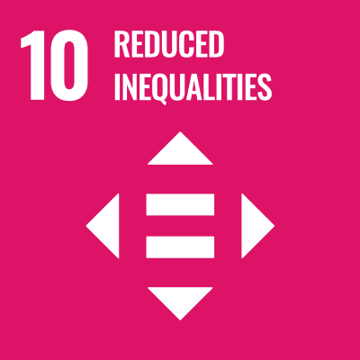 UN SDG 10 Reduced Inequalities Icon.
