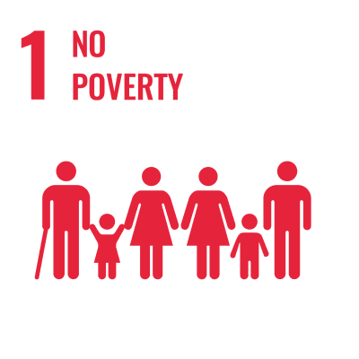 UN SDG1 icon.