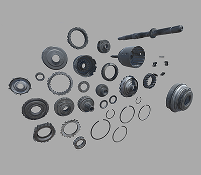 Unity web transmission app view of isolated parts