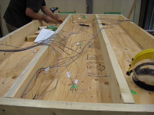 Preparation of test panel for field exposure experiment