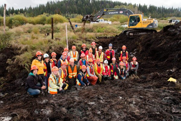 ecological restoration students group photo