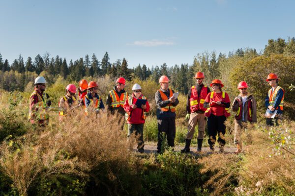 image of ecological restoration students