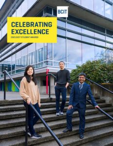 Cover of BCIT 2021 Celebration of Excellence awards.