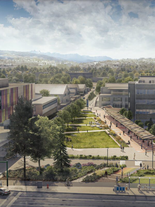 BCIT - Student Plaza Project Rendering