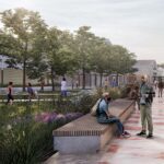 BCIT Student Plaza Rendering