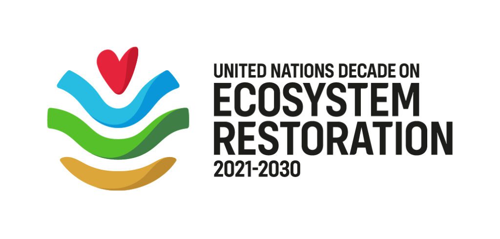 United Nations Decade on Ecosystem Restoration logo.