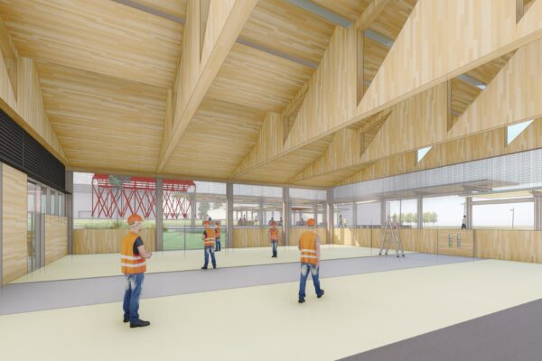 Carpentry Pavilion (NE21), BCIT Burnaby Campus Interior