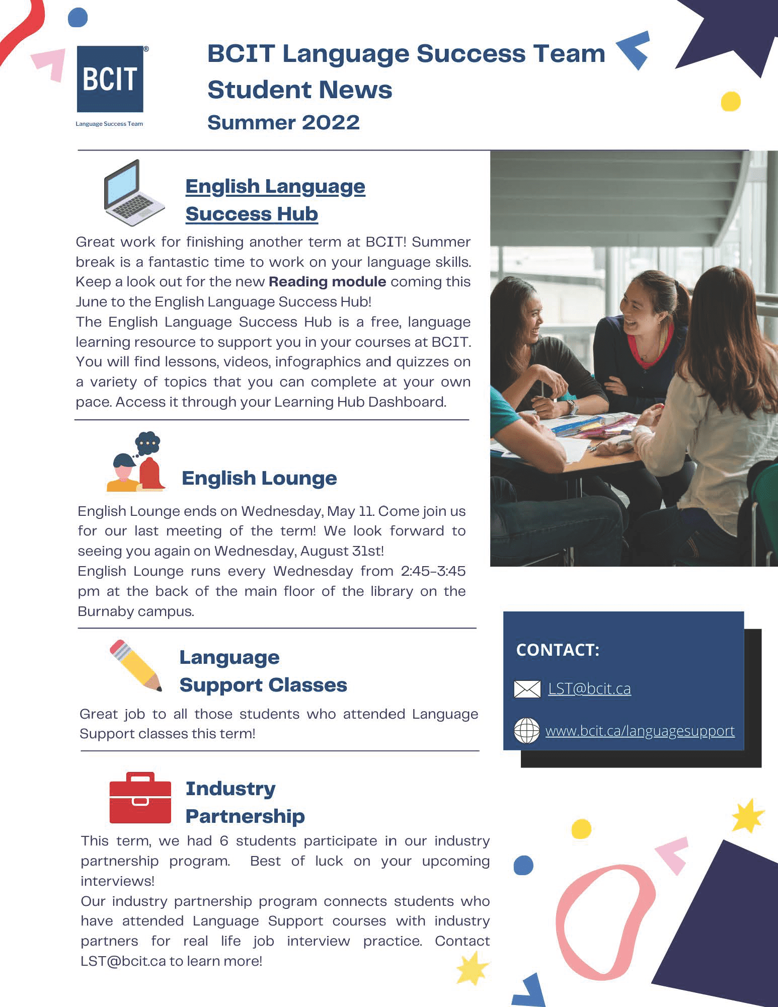 Language Success Team Newsletter Summer 2022