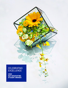 Front cover of the 2022 BCIT Student Awards program