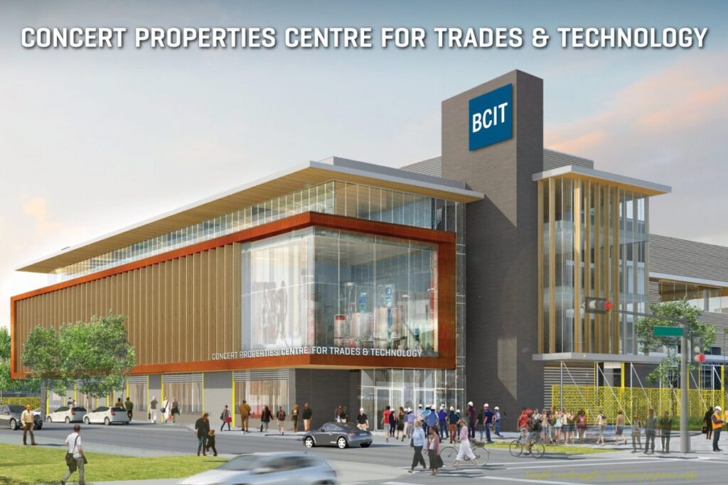 Artist's rendering of Concert Properties Centre for Trades & Technology