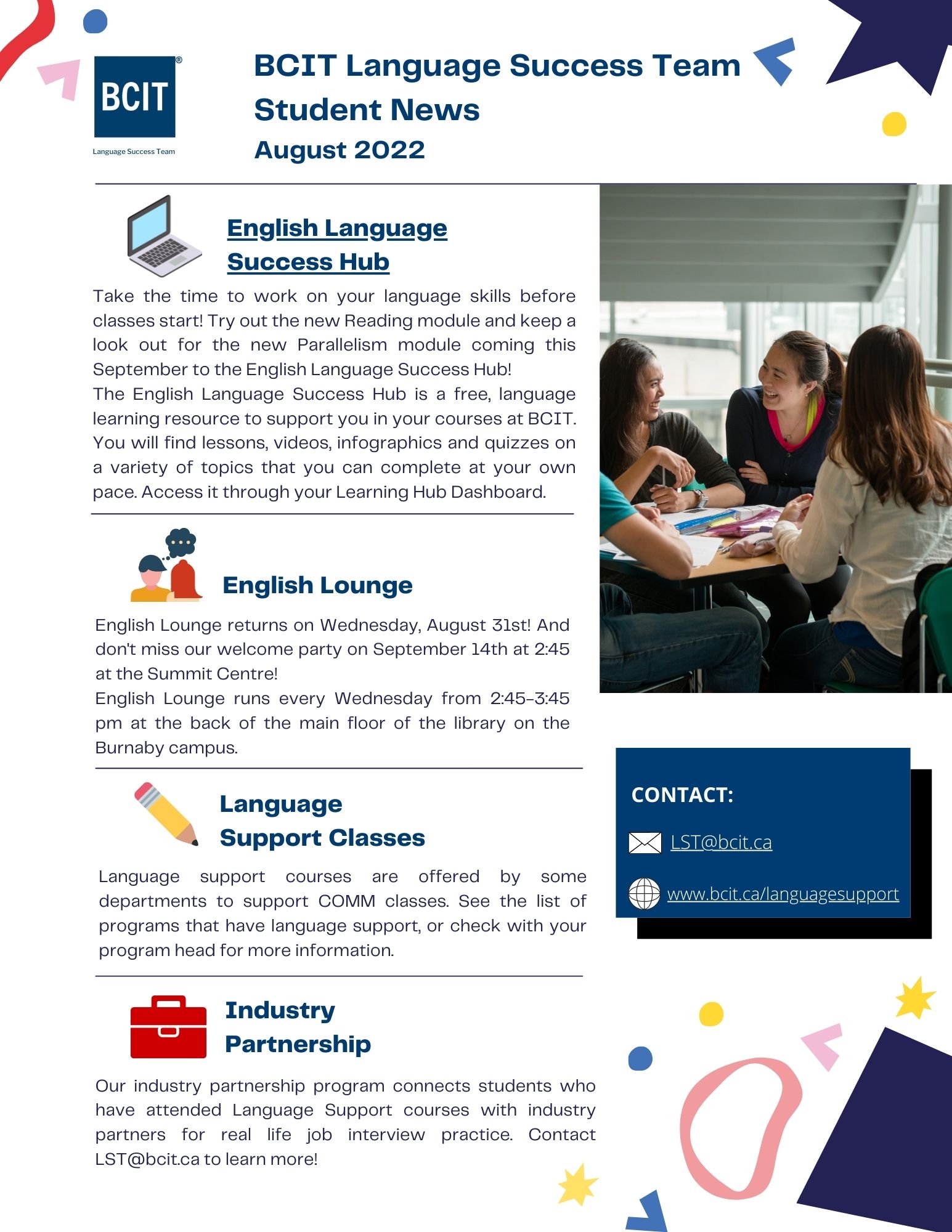Language Success Team Newsletter August 2022
