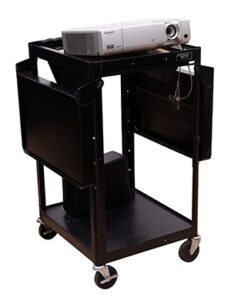 lcd projector on cart