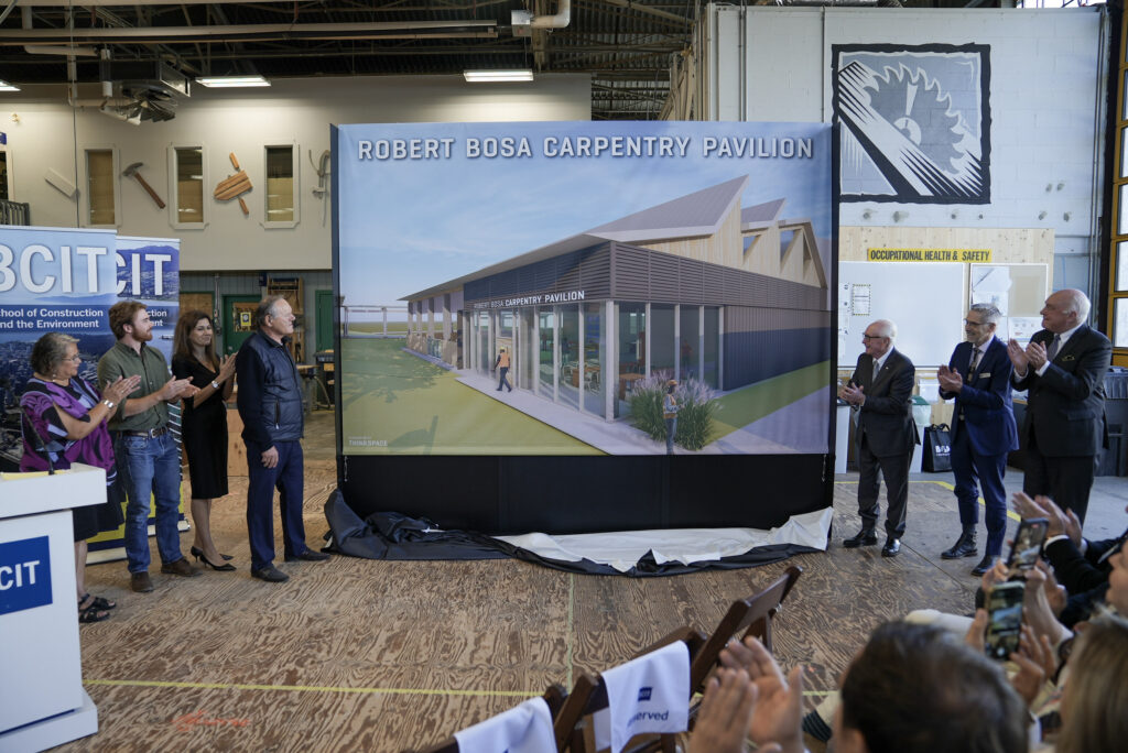 Unveiling of New Carpentry Pavilion at BCIT