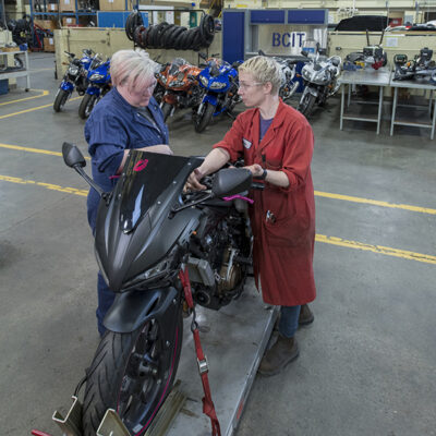 BCIT Jill of All Trades Motorcycle Technician