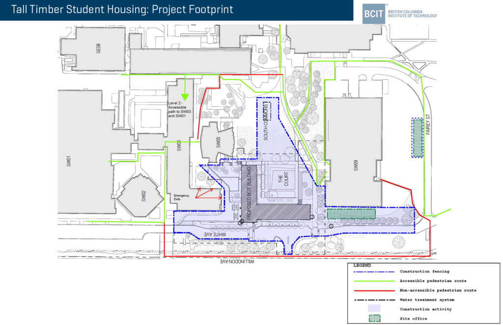 Student Housing Project Footprint
