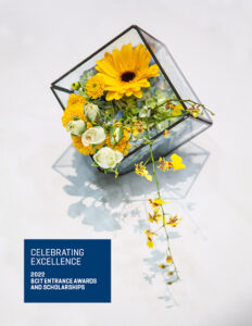 Front cover of 2022 Fall Entrance Awards program